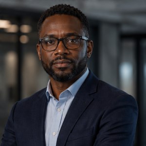 Portrait of David Okafor, Business Editor